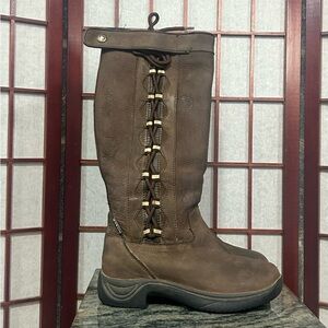 Dublin Boot Wm Sz 6.5 Style Pinnacle Equestrian Horse Ride or Work Leather EUC!